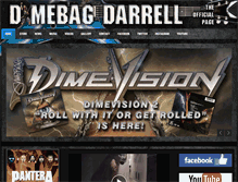 Tablet Screenshot of dimebagdarrell.com
